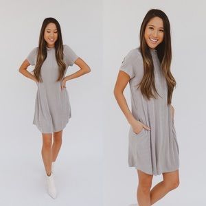 silver dress